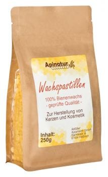 Bienenwachs (Pastillen) 100% rein, 250gr